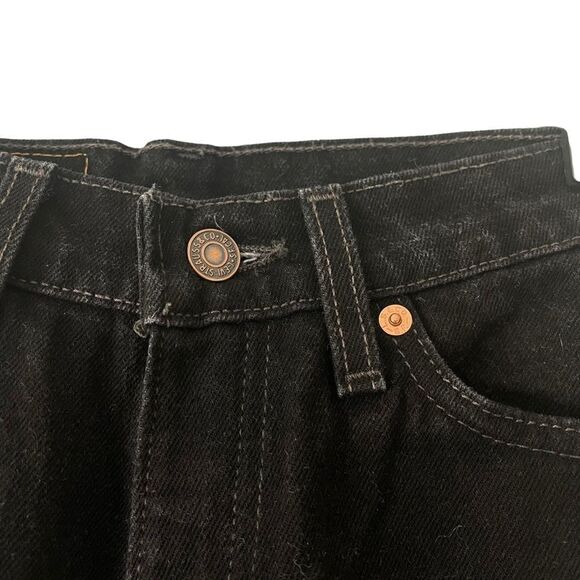 Vintage Levi’s Black 512 Slim Fit Made in USA Tapered Leg - Picture 5 of 8